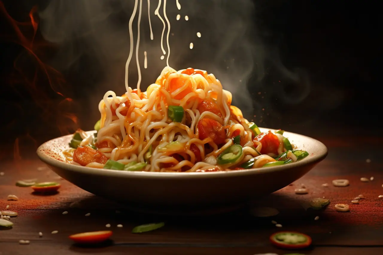 Vegetable Masala Maggi noodles